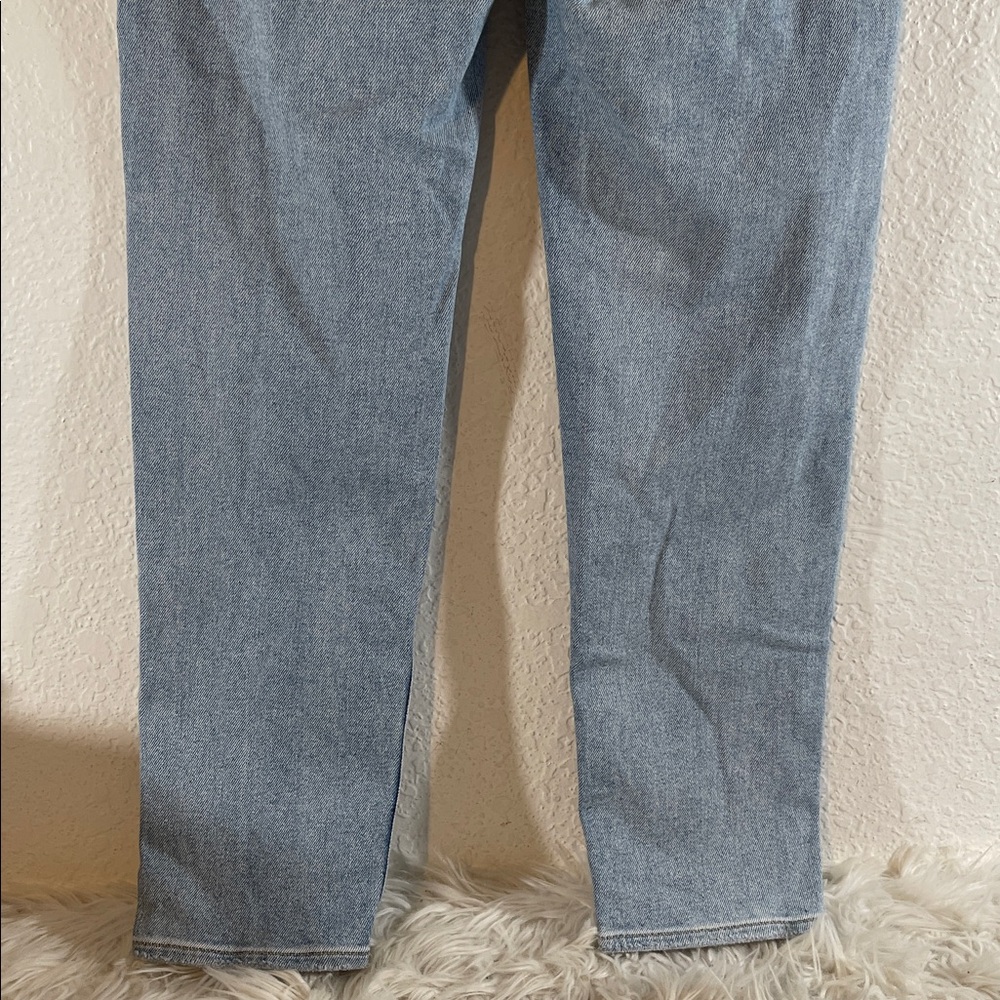 AMERICAN EAGLE AE Stretch Mom Straight Denim Jean Size 2 - Picture 8 of 15